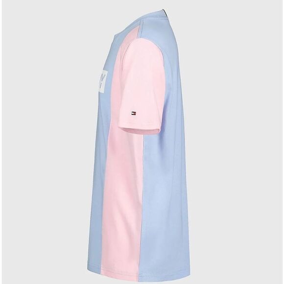 TOMMY HILFIGER Big Boys Stencil Blocked Short Sleeves T-shirt Multicolor Size M - Picture 10 of 15